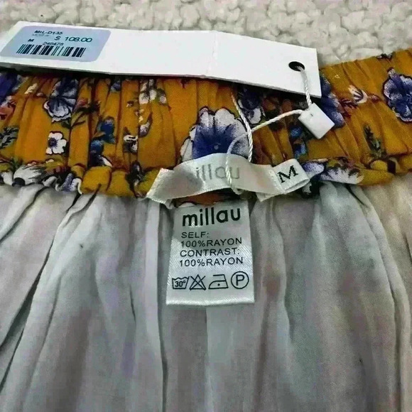 NWT MILLAU FLORAL SHOTS SIZE M - Picture 7 of 8